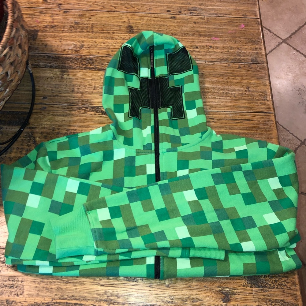 Minecraft J!nx Brand Sweatshirt with Mask Hood